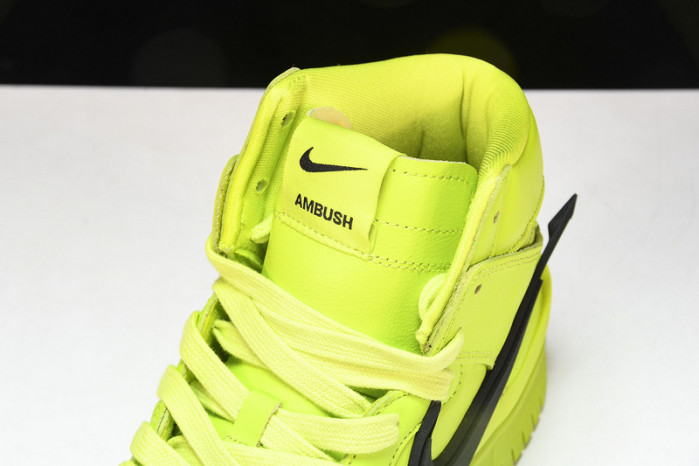 Nike Dunk High AMBUSH Flash Lime  CU7544-300