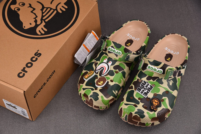 Cr*0*s classic clog a bathing ape abc  copshoe bp-223