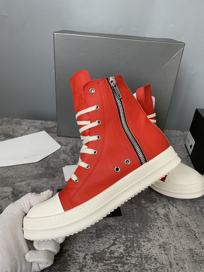 RICK OWENS SNEAKERS COPSHOE OR-high top 04