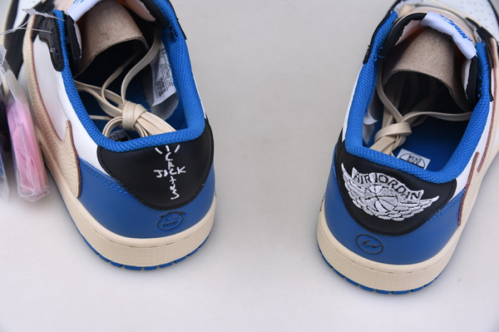 TRAVIS SCOTT X FRAGMENT X AIR JORDAN 1 LOF OG DM7866-140