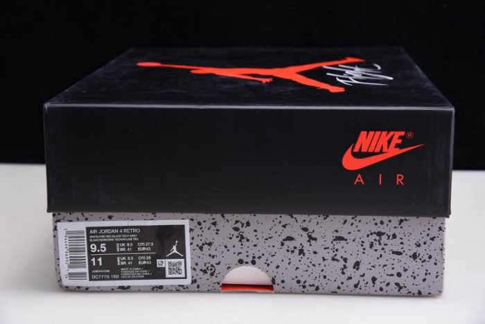 Jordan 4 Retro Fire Red (2020) - DC7770-160