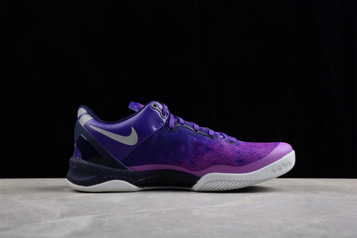 Nike Kobe 8 Playoffs Purple Platinum - 555035-500