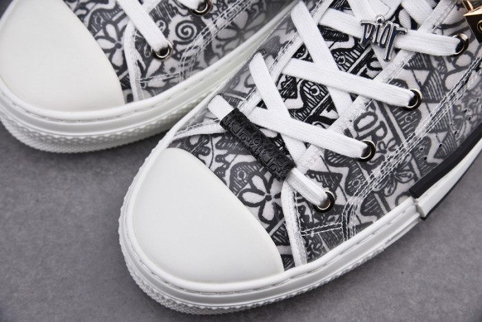 D1R* B23 OBLIQUE HIGH TOP SNEAKERS  KICKZE DR-11