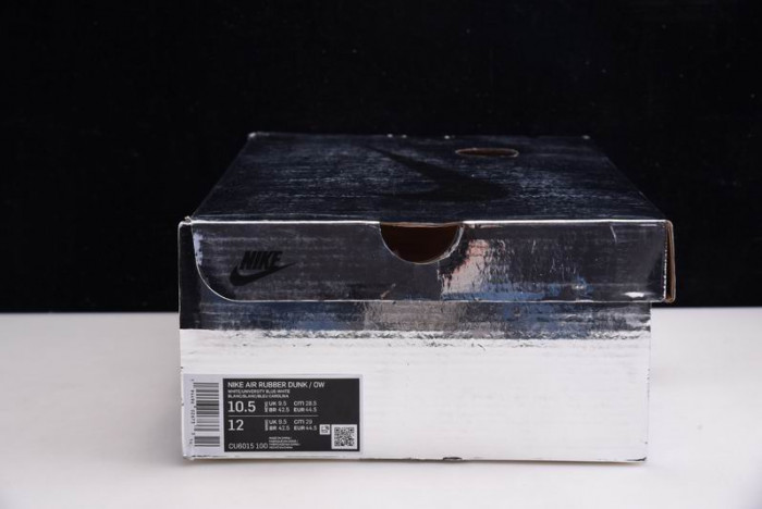 OF x Nike Air Rubber Dunk “University Blue”  CU6015-100
