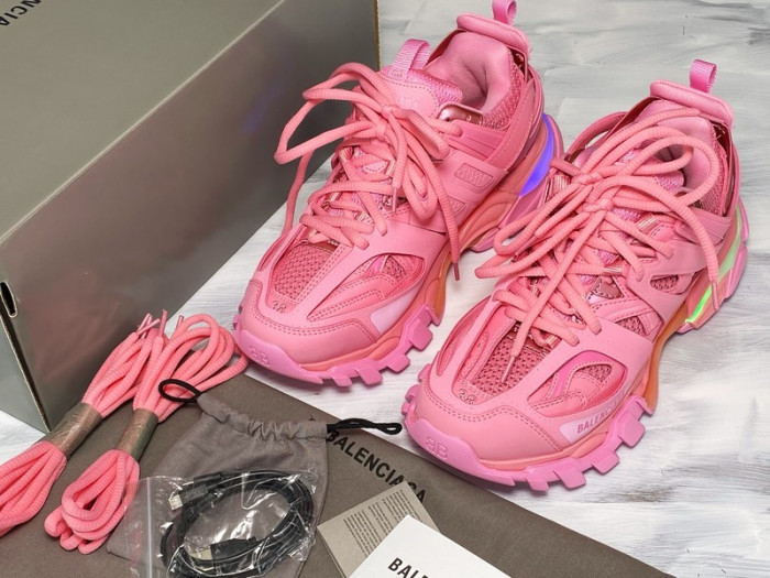 BL Sneaker Tess s.Gomma Res BI ALV/TIS EFF NUBUK/TIS PINK  LED  w1gb9-9079