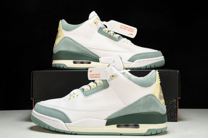 Air Jordan 3 white green  CT8532-130