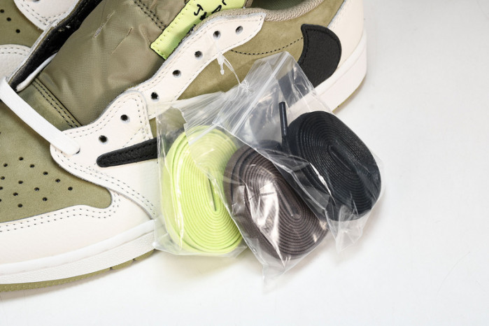Jordan 1 Retro Low Golf Travis Scott Neutral Olive  FZ3124-200