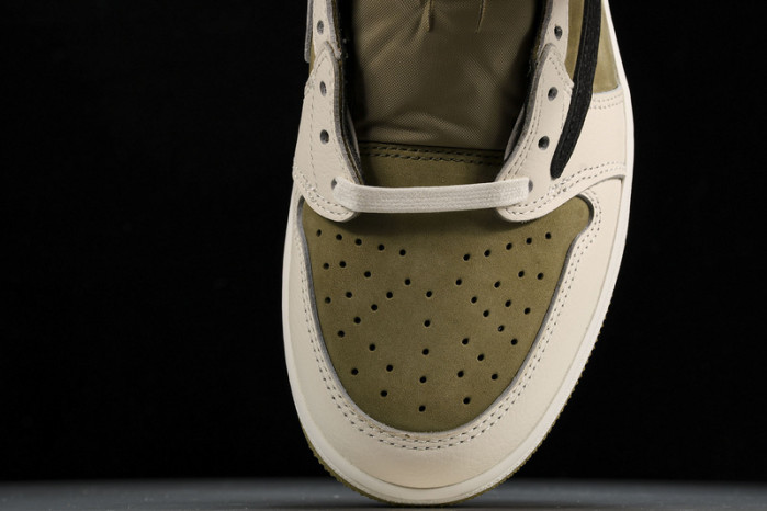 Jordan 1 Retro Low Golf Travis Scott Neutral Olive  FZ3124-200