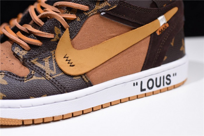 OF x Air Jordan 1 Customs MENS AQ0818-202