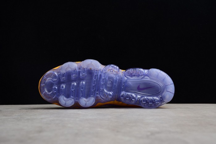 Nike Air VaporMax Flyknit 2018 Lemon Yellow/Purple  mens AA3858-104