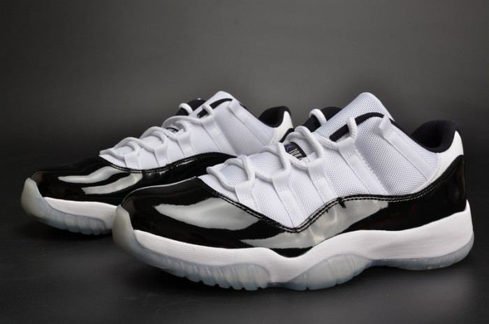 AIR JORDAN 11 RETRO LOF "CONCORD" BLACK/ WHITE  mens 528895-153
