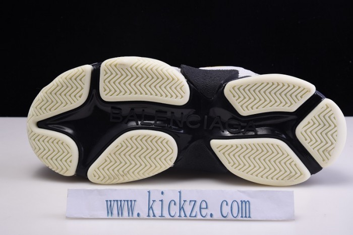 BL TRIPLE S TRAINERS CLEAR SOLE  GREY YELLOF  WHITE   541624  W09OH  1008