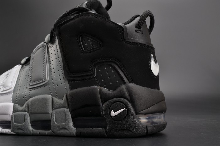 Nike Air More Uptempo “Tri-Color” black-Grey-White mens 921948-002